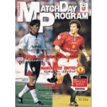 MANCHESTER UNITED Programme for the away Friendly v Urawa Red Diamonds 22/7/1997. Good