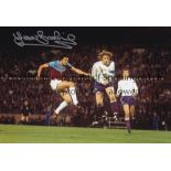 TREVOR BROOKING Colour 12 x 8 Photo of Brooking having a pop at goal during defeat to Anderlecht