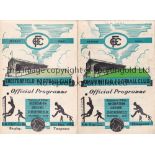 LEAGUE V NON-LEAGUE FA CUP Two Chesterfield home programmes v. South Shields 21/11/1956 4 pages