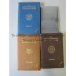 SCOTTISH A collection of 3 Scottish FA Rules and Regulations books 1952/53,1959/60 and 1960/61