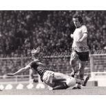 1979 FA CUP FINAL A 10" X 8" B/W Daily Mirror press photograph with stamp on the back of Brady of