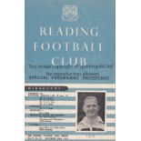 GILLINGHAM / FIRST LEAGUE SEASON Programme for the away League match v Reading 26/12/1950,