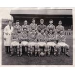 CHARLTON ATHLETIC A 10" X 8" B/W team group press photo for 1954/5 with stamp on the reverse.