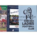 ARSENAL LADIES Over 40 programmes: Homes X 29 from 1992 - 2007 and aways X 12 from 1998 - 2006. Good