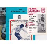 GEORGE BEST Four programmes in which Best appeared, on the line-up page in testimonial matches for