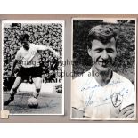 SPURS 21 Signed press black & white photos from Tottenham players all from the double team apart