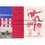BRADFORD PARK AVENUE Nine away programmes for the last season in the league 69-70 v Scunthorpe,
