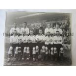 LEEDS UNITED Original B/W 15" X 12" team group 1934/5 Press photo issued by A. Wilkes & Son and