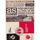 MANCHESTER UNITED Spanish Madrid based AS Newspaper / Magazine 15/5/1968, which is trimmed on the