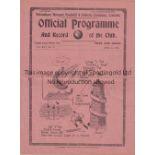 SPURS Programme Tottenham v Plymouth Argyle 14/4/1933. Horizontal fold. No writing. Generally good