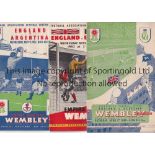 ENGLAND A collection of 66 England homes 1947-1969 to include all matches v Scotland from 1947,