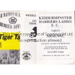 ARSENAL LADIES Sixteen away programmes for 1993/4 season. Good