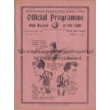 SPURS Programme Tottenham v Grimsby Town 4/2/1933. Light horizontal fold. No writing. Generally good