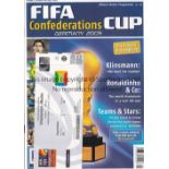 FIFA CONFEDERATIONS CUP 2005 / GREECE V MEXICO Official Tournament programme in Germany plus a match