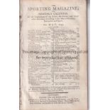 THE SPORTING MAGAZINE OR MONTHLY CALENDAR 1795 An amazing section, removed from a book, pages 63-116