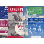 FULHAM A collection of 20 Fulham away programmes v Leyton Orient 1956/57, Barnsley 1957/58 (2),