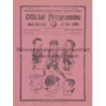 SPURS Programme Tottenham v Sheffield United 3/10/1936. No writing. Generally good