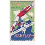 1948 FA CUP FINAL / BLACKPOOL V MAN.UTD. Programme for 24/4/1948, staples rusted. Generally good