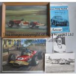 GRAHAM HILL / AUTOGRAPH A small miscellany inc. a signed programme for the Oulton Park National