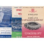 FOOTBALL MISCELLANY Twenty one programmes including 1962 ECWC Final, Atletico Madrid v Fiorentina,