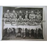 LEEDS UNITED Original B/W 15" X 12" team group 1936/7 Press photo issued by A. Wilkes & Son and