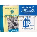 CHELSEA 1976 Tour of Sweden, collection of items to include official programmes etc for Halmstads BK