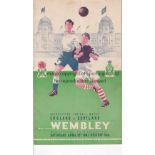 ENGLAND V SCOTLAND 1947 Programme for the match at Wembley 12/4/1947, very slightly creased.