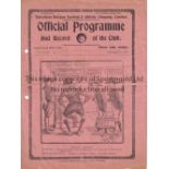 CHARITY SHIELD 1925 Programme Charity Shield Amateurs v Professionals at Tottenham 5/10/1925.