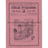 SPURS Programme Tottenham v Plymouth Argyle FA Cup 4th Round 30/1/1937. Light horizontal fold.