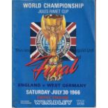 WORLD CUP 1966 Original programme for the 1966 World Cup Final England v West Germany at Wembley. No