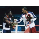 JAMES DEGALE AUTOGRAPH A colour 12" X 8" photo hand signed in black marker at the Olympics. Good