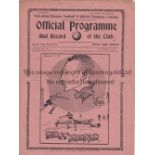 SPURS Programme Tottenham v Swansea Town 6/11/1937. Horizontal fold. No writing. Generally good