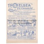 CHELSEA V ARSENAL 1931 FA CUP Programme for the Cup tie at Chelsea 24/1/1931. Generally good