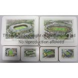 WORLD CUP 1966 A collection of 8 coasters and 8 mats issued by the FA with pictures of all the