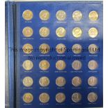 FRANKLIN MINT PRESENTATION LIMITED EDITION 1970 ENGLAND WORLD CUP COIN COLLECTION Complete