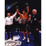 NATHAN CLEVERLY AUTOGRAPH A colour 10" X 8" photo hand signed in silver marker. Good