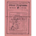 TOTTENHAM HOTSPUR V ARSENAL 1927 Programme for the League match at Tottenham 7/5/1927. Generally