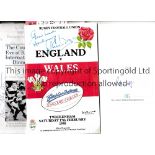 RUGBY UNION Signed Book Richard Hill England International Autobiography 2006 , England v Wales 1990