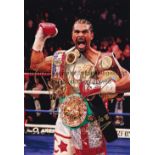 DAVID HAYE AUTOGRAPH A colour 12" X 8" photo hand signed in gold marker and dated 30/3/2008. Good