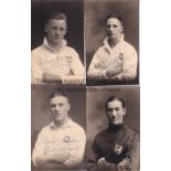 PRESTON NORTH END AUTOGRAPHS 1940'S Seventeen B/W postcard size portrait press photos issued by