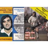 GEORGE BEST Three programmes including Best on the line-up page, for Nuneaton Borough v Coventry 7/