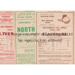 RAILWAY FLYERS FOOTBALL A collection of 15 railway flyers for trips to various matches plus one