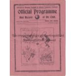 SPURS Programme Tottenham v Bradford Park Avenue 19/9/1936. Horizontal fold. Scorers and half