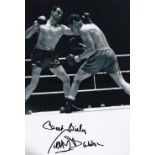TERRY DOWNES AUTOGRAPH A B/W 12" X 8" photo hand signed in black marker. Good