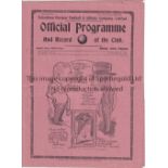 SPURS Programme Tottenham v Plymouth Argyle 28/11/1936. Light horizontal fold. No writing. Generally