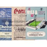 PROGRAMME MISCELLANY Twenty one programmes 1948-2015 to include Charlton v Blackpool 1947/48, Past v