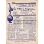 CHARITY SHIELD 1951 Programme Charity Shield Tottenham Hotspur v Newcastle United at White Hart Lane