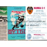 MANCHESTER UTD Three away programmes: 9/12/75 at Plymouth (Peter Middleton Testimonial) score/