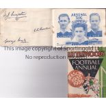 FOOTBALL ANNUALS Littlewood Annual 1935/6 with small paper loss from the centre page and the