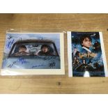 Harry Potter interest. A collection of promotional photographs signed by members of the cast.